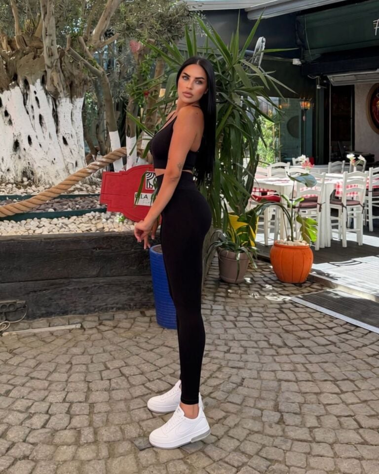 Siyah Seamless Yüksek Bel Tayt