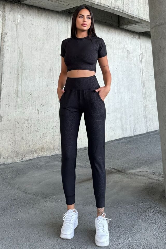 Jogger fit deri görünüm Geometri